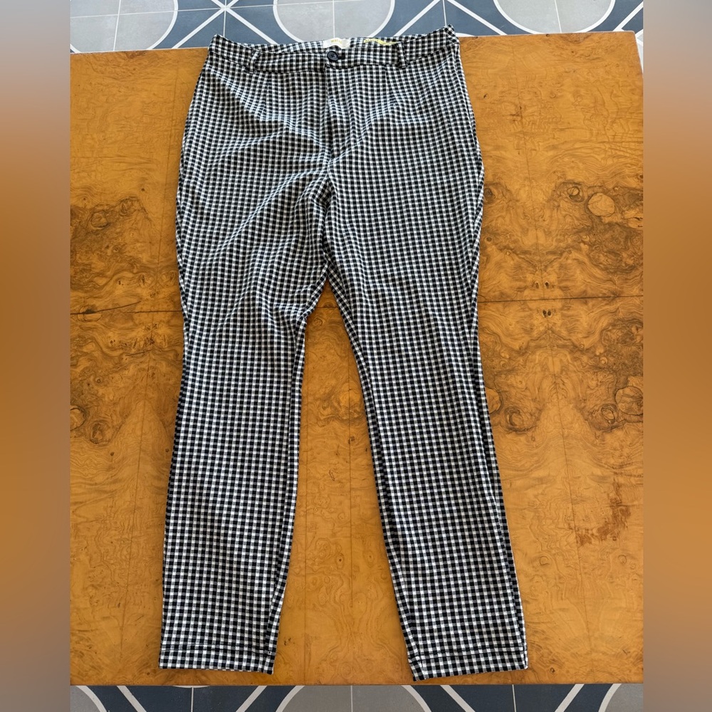 Maeve by Anthropologie LadiesBlack and White Checkered Gingham Leggings